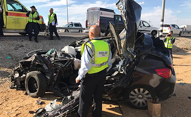 תאונה בכביש 4