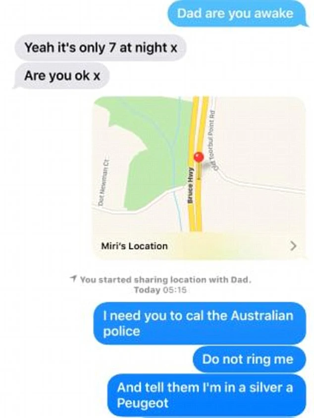 השיחה בין מרי קייט לאביה