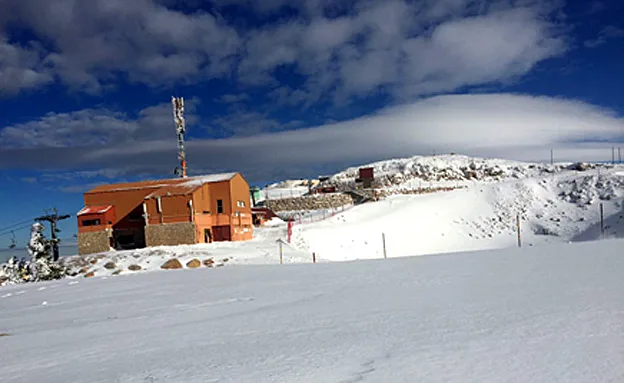 כך נראה השלג הבוקר (ליאור ברוך)