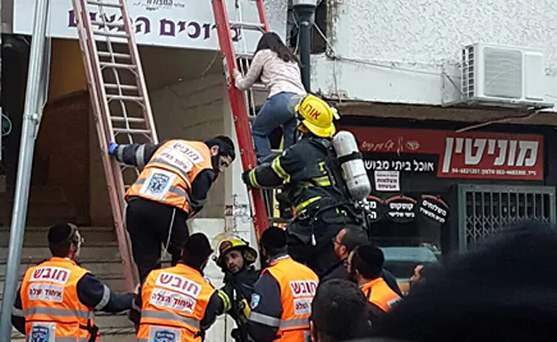 חילוץ הנערים מהמבנה