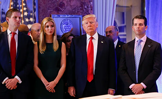 משפחת טראמפ. הרכוש יעבור לקרן (רויטרס)