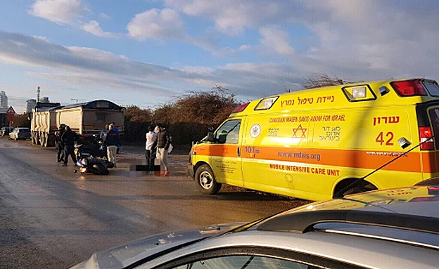 זירת התאונה. נתניה