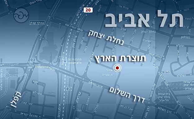 האזור בו אירע הירי (חדשות 2)
