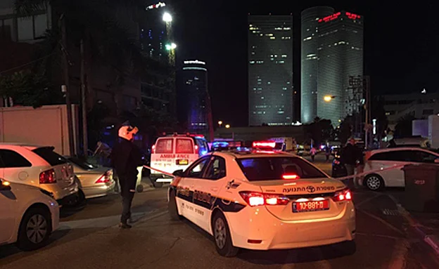 המשטרה בזירת החיסול (דוברות המשטרה)