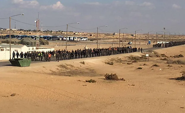 פעילים בדרכם למאחז (ארכיון) (צעירי עפרה)