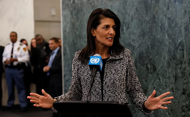 ביקורת קשה מהפלסטינים. השגרירה היילי