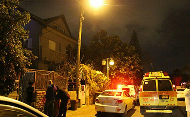 זירת השריפה בהוד השרון