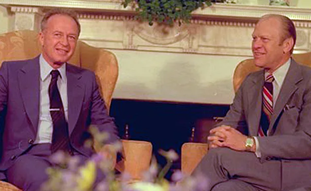 ראש המשלה רבין והנשיא פורד