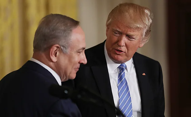 נתניהו וטראמפ, אמש