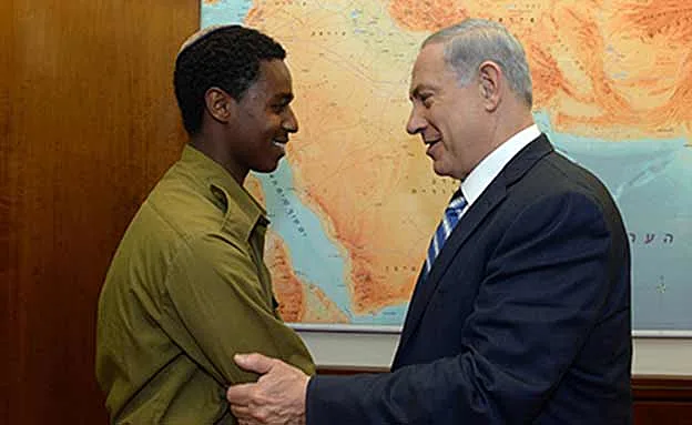 פקדה עם רה''מ נתניהו (חיים צח לע''מ)