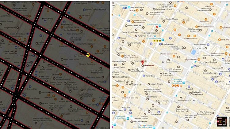 new york Times Square_map _750