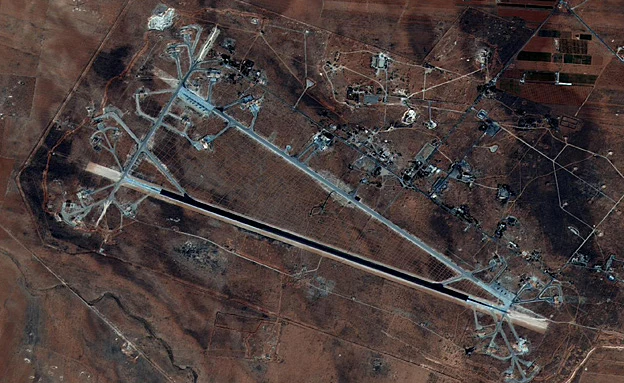 אזור התקיפה, מבט מהאוויר