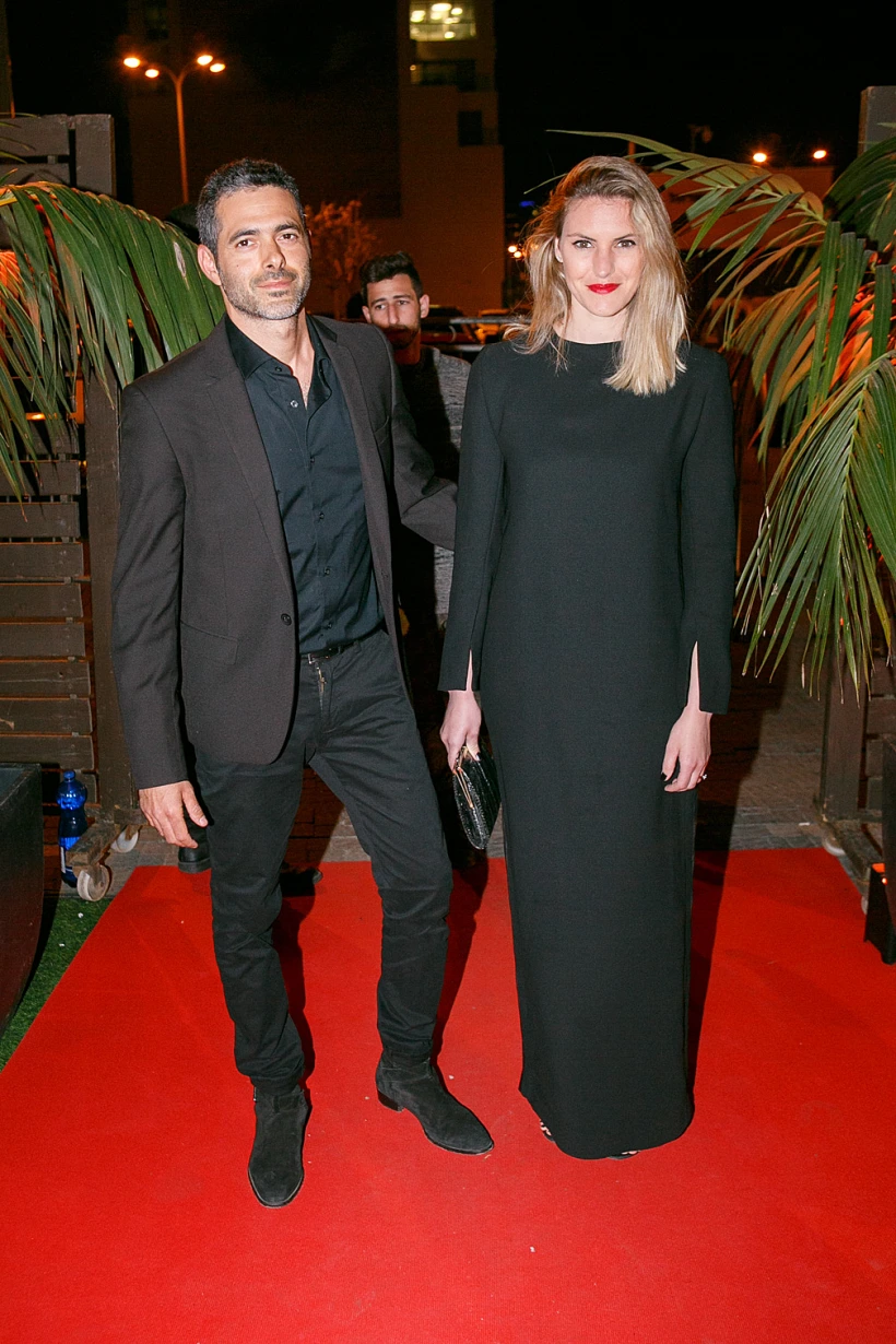 דן שפירא ואשתו - יפים על השטיח האדום