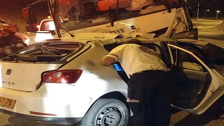 זירת התאונה