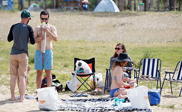 מאז תחילת החג: 35 אלף בכינרת