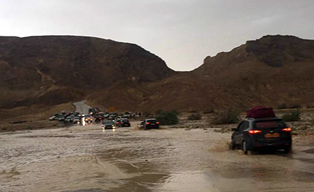 הצפות באזור אילת. היום