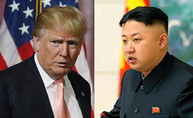 המתיחות עולה מדרגה. טראמפ וקים