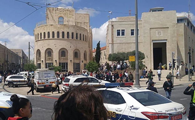 זירת הפיגוע בירושלים