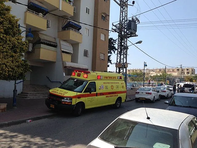 זירת האירוע באשקלון