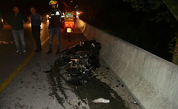 זירת התאונה סמוך לבית ג'אן