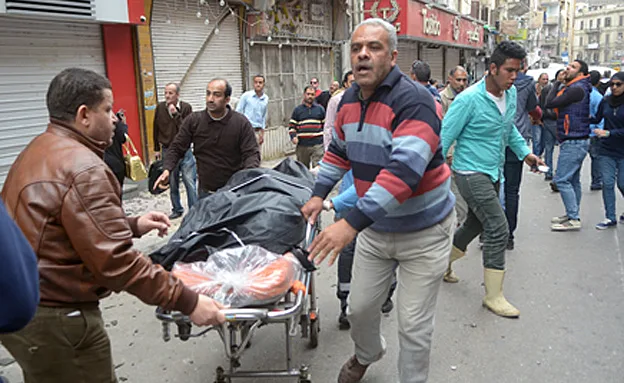 זירת הפיגוע באלכסנדריה