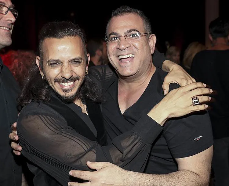 חתן השמחה ציון ברוך יחד עם אלי יצפאן