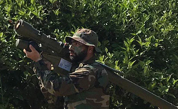 חיילי חיזבאללה סמוך לגבול