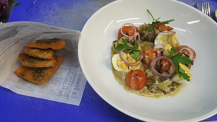 מנת הסבי המפורקת, גם פה הנוף לים כלול במחיר