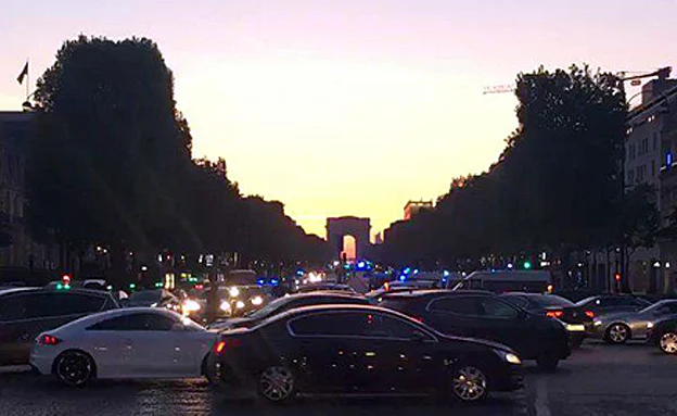 זירת הירי, הערב