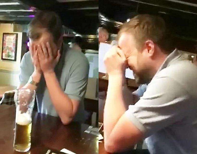 גארי בון ברגע הזכייה