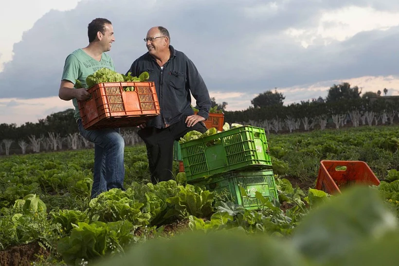 עסק משפחתי. אבא עוזי וגדעון בילינסקי. ''עלה עלה''