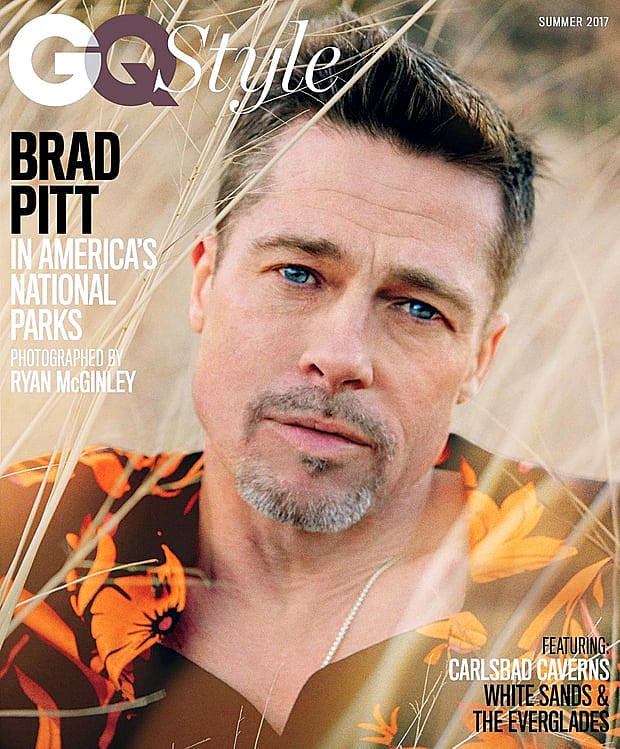 שער GQ עם בראד פיט