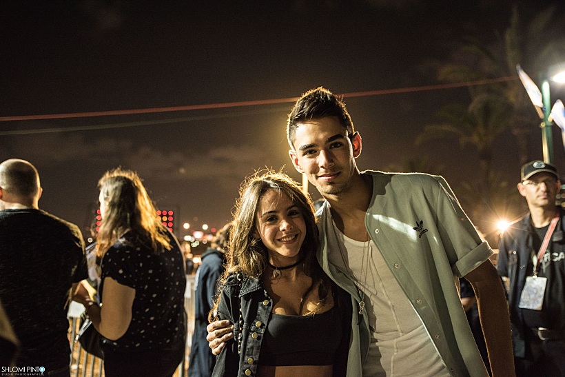 עומר חזן ונאיה פדרמן. אפשר סלפי?