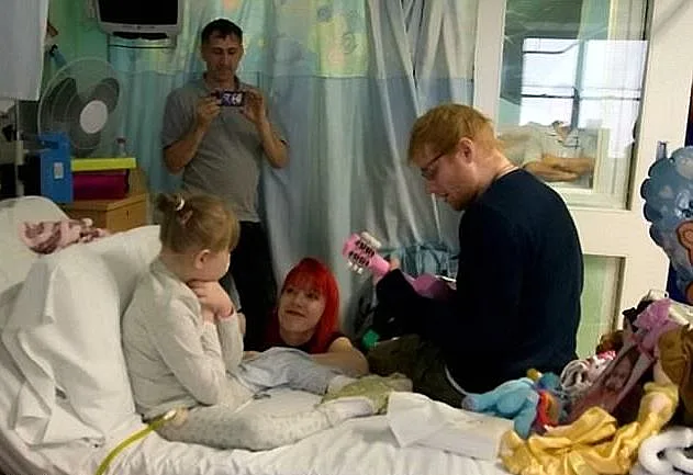 אד שירן מופיע בפני מלודי בביה''ח בנובמבר האחרון