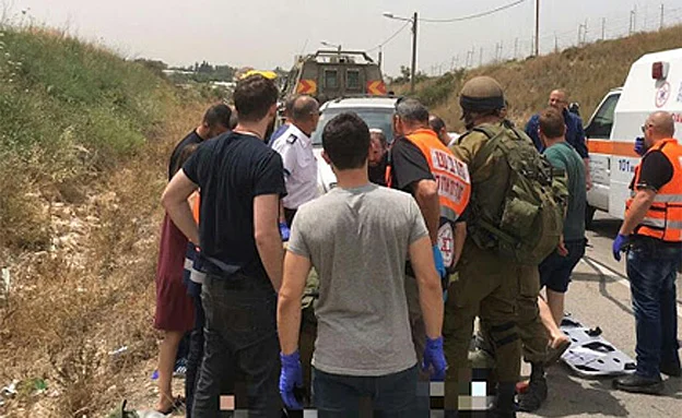 זירת האירוע בשומרון