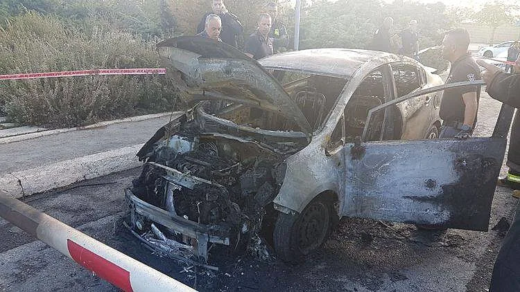 הרכב בו ניסה להתאבד דוד בוקובזה