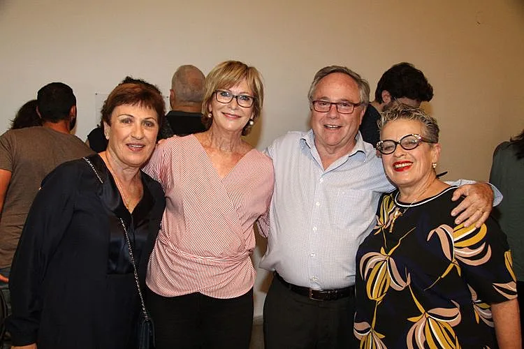 חנה פריזן, יאיר המבורגר, מירי בן משה ונציה, אילנה המבורגר. צלם אסף לב