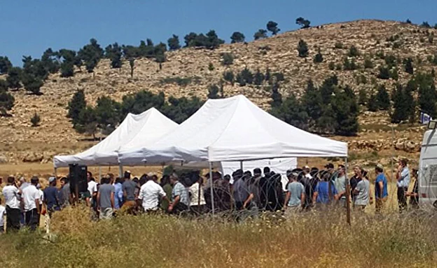 הטקס נערך תחת אבטחה צבאית