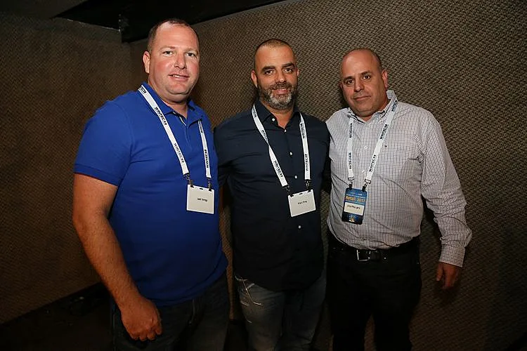 ניצן גולדברג, אייל רביד ועמית זאב. צילום: שרונה אברהם