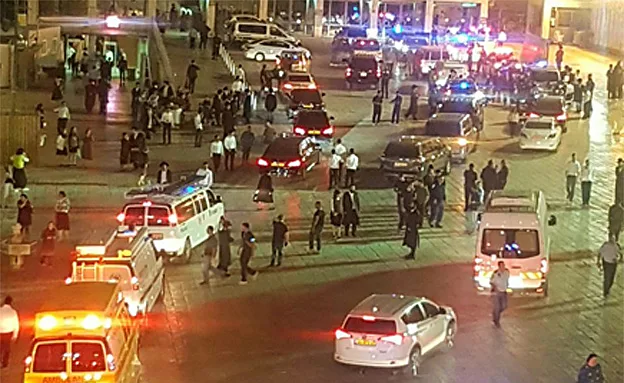 ההכנות ברחבת הכותל (דוברות המשטרה)