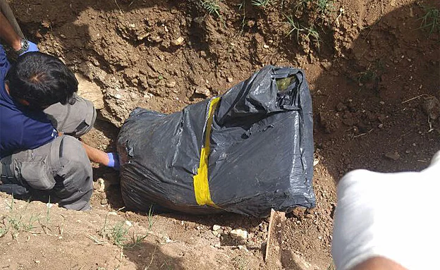 הגופה נטמנה בגינה