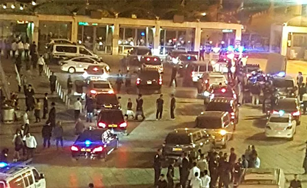 הכנות המשטרה לביקור טראמפ