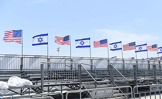 נערכים להגעת טראמפ