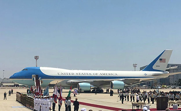 נחיתת המטוס בישראל