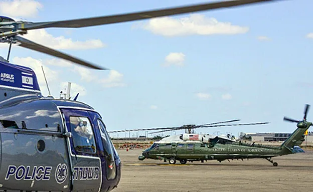 מסוקי המשטרה יצלמו בכל רגע (דוברות המשטרה)