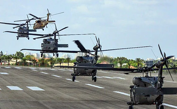 שיירת המטוסים האמריקנים. היום (דוברות המשטרה)