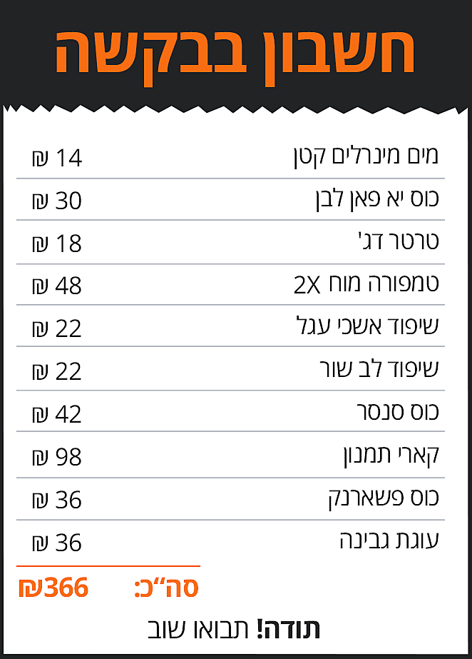 חשבון מסעדת יא-פאן