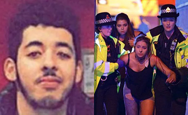 החשוד כמחבל, וזירת הפיגוע (CNN, ה''סאן'')