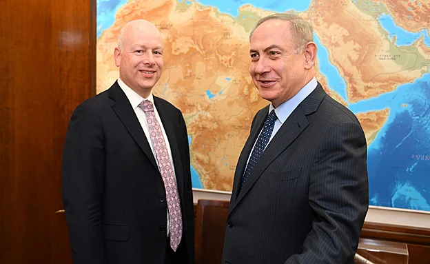 ג'ייסון גרינבלט (עם נתניהו), ארכיון (רויטרס)