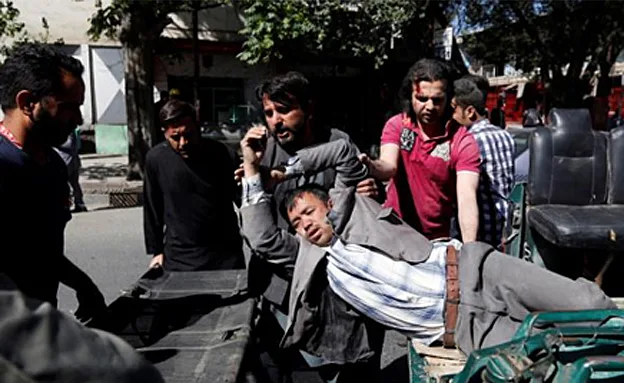 זירת הפיגוע בקאבול, היום